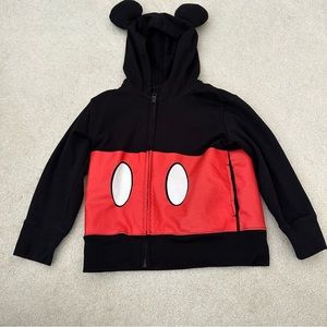 4T Mickey Mouse hoodie sweater zip up sweatshirt